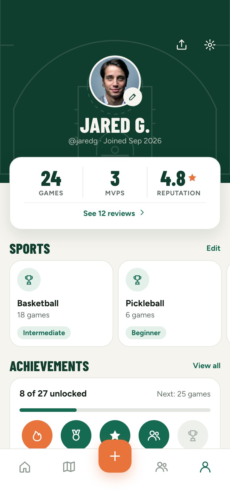 A player profile